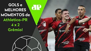 Teve gol ‘impossível’ e massacre: Veja os melhores momentos de Athlético-PR x Grêmio