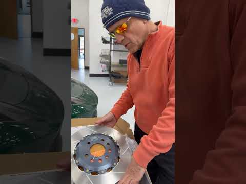 Custom brakes for a Tesla! #shorts