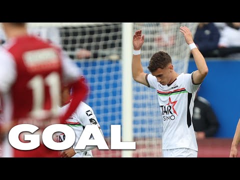 GOAL! Stefan Mitrovic maakt de 1 - 1 tegen Royal Antwerp FC