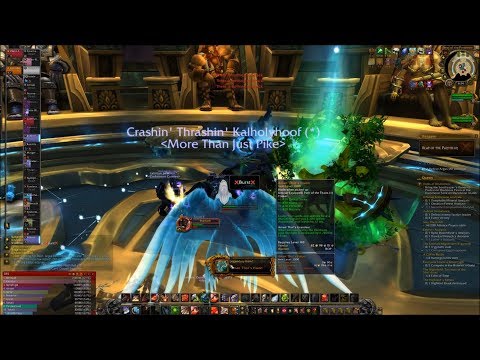 Getting trolled from the weakaura that drops Amanthul's...
