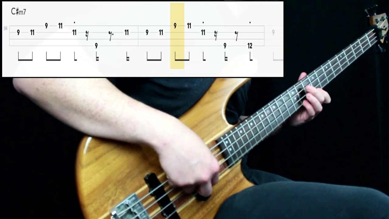 Michael Jackson - Thriller (Bass Cover) (Play Along Tabs In Video)