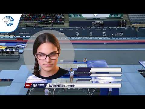 Anastasia PAPADIMITRIOU (GRE) - 2018 Trampoline junior European bronze medallist