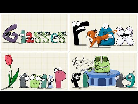 Alphabet Lore PARODY COMPILATION / Alphabet Lore animation @Mike Salcedo