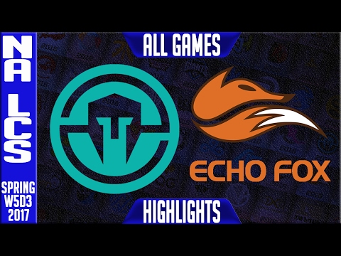 Immortals vs Echo Fox Highlights All Games - NA LCS W5D3 Spring 2017 - IMT vs FOX All Games