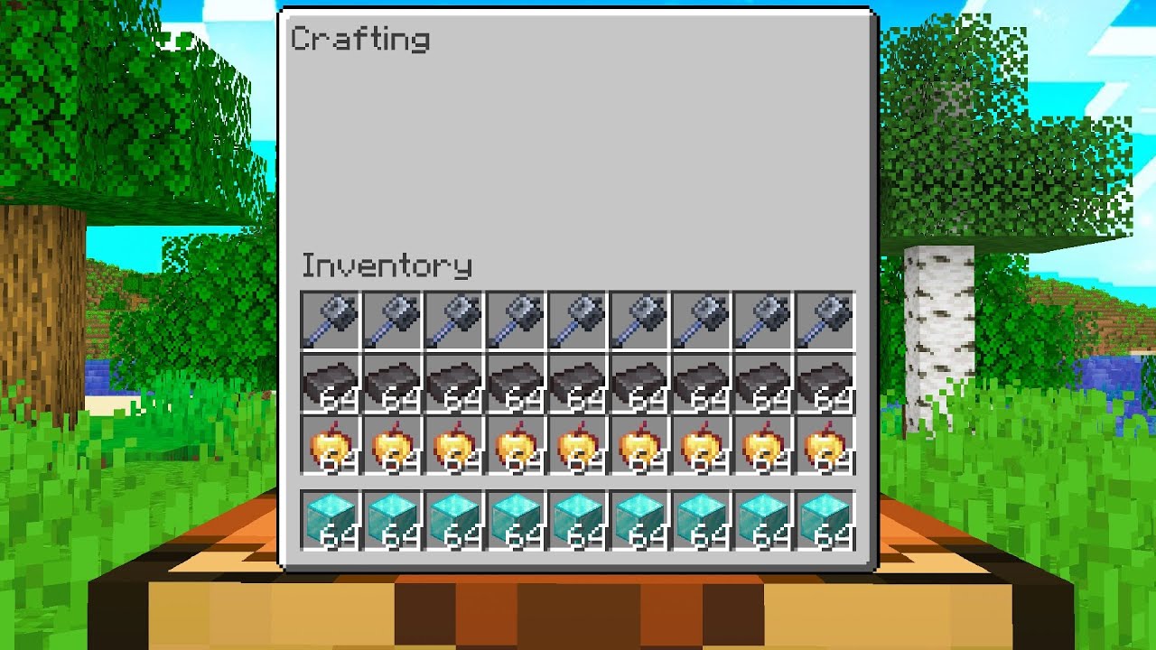 MINECRAFT MA NON ESISTE LA CRAFTING TABLE
