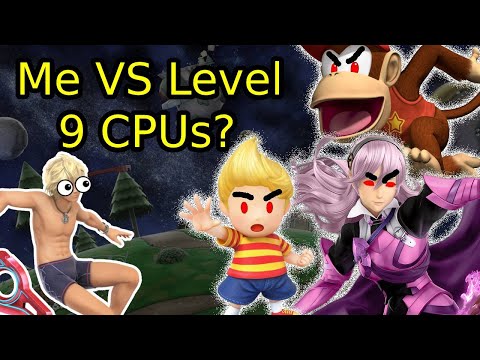 Can I Beat 3 Level 9 CPUs In Super Smash Bros?