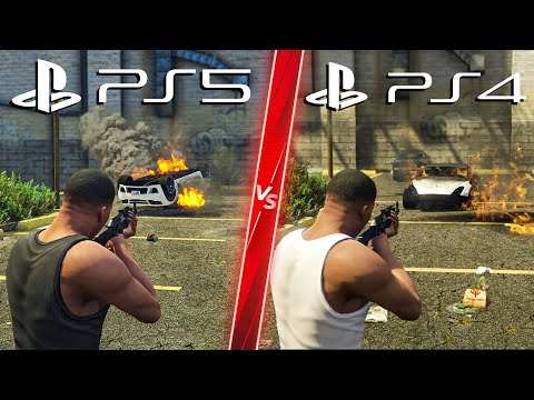 GTA 5 Next Gen Remastered PS5 VS PS4 - Direct Comparison! Attention to Detail & Graphics! ULTRA 4K