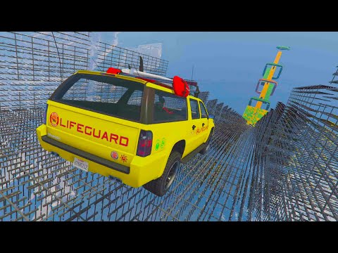 MEGA RAMPA ENTRE REJAS!! JUEGO SIN MANOS! - GTA V ONLINE