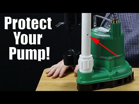 Why Sump, Sewage, and Effluent Pumps NEED a Vent Hole