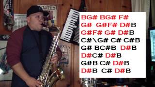 COME HOME FOR CHRISTMAS - TENOR SAX INSTRUMENTAL (EAGLES COVER) - with notes - SANTIAGO PACHECO
