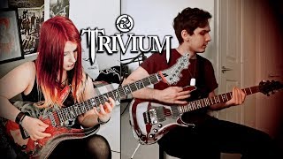 TRIVIUM - Dying In Your Arms [GUITAR COVER] with SOLO | Jassy J &amp; Nik Nocturnal