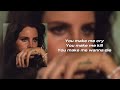Lana Del Rey Cry Kill Die Lyrics