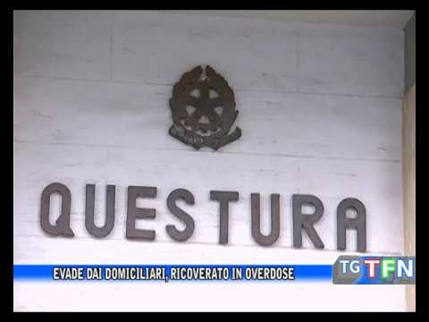 Evade dai domiciliari, ricoverato in overdose