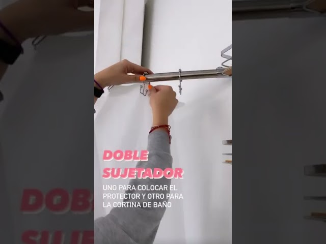 Vídeo relacionado con LANSKYLAN 40 PCS Anillos de Metal para Cortinas y Ganchos de Plástico para Cortinas, Anillos para Colgar Cortinas 37mm, Anillas Cortinas Metal para Colgar Cortina de Ducha Puerta Ventana