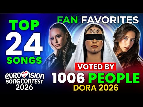 TOP 24 by 1006 People - Dora 2026 - Croatia's National Final for Eurovision 2026