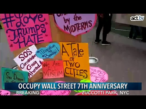 Live from Zuccotti Park: Occupy Wall Street 7th Anniversary