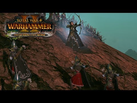 Alith Anar vs Hellebron, Wulfrik - Queen & Crone // Total War: Warhammer II Online Battle #250