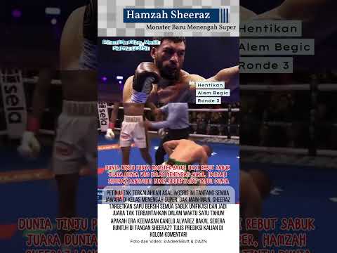 HAMZAH SHEERAZ, MONSTER BARU MENENGAH SUPER. #shortsfeed #shortsviral #hamzahsheeraz #boxing