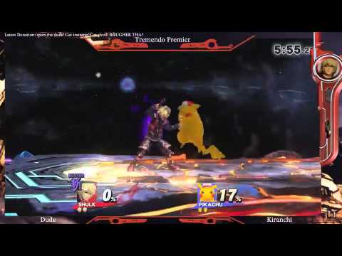 Tremendo Premier - Winners R1 - Tremendo Dude (Shulk) vs Kiranchi (Pikachu)