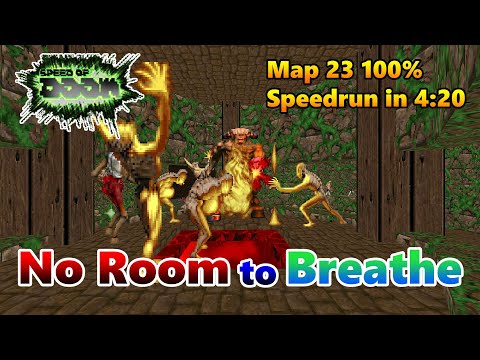 [World Record] Speed of Doom MAP 23 "Poison Ivy II" 100% (UV-Max) Speedrun in 4:20 [Doom]