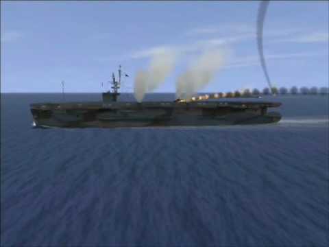 Pacific fighters - The first kamikaze attack in WWII