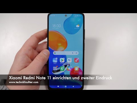 Setting up the Xiaomi Redmi Note 11 and second impression