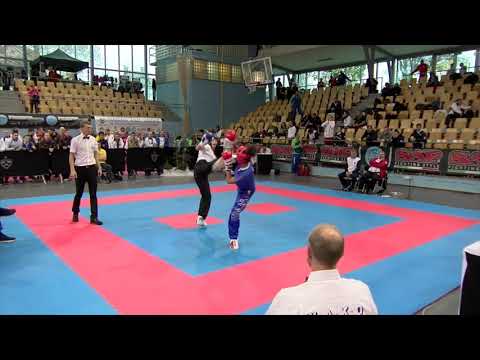 Luna Mendy v Albena Sitnilska WAKO European Championships 2018