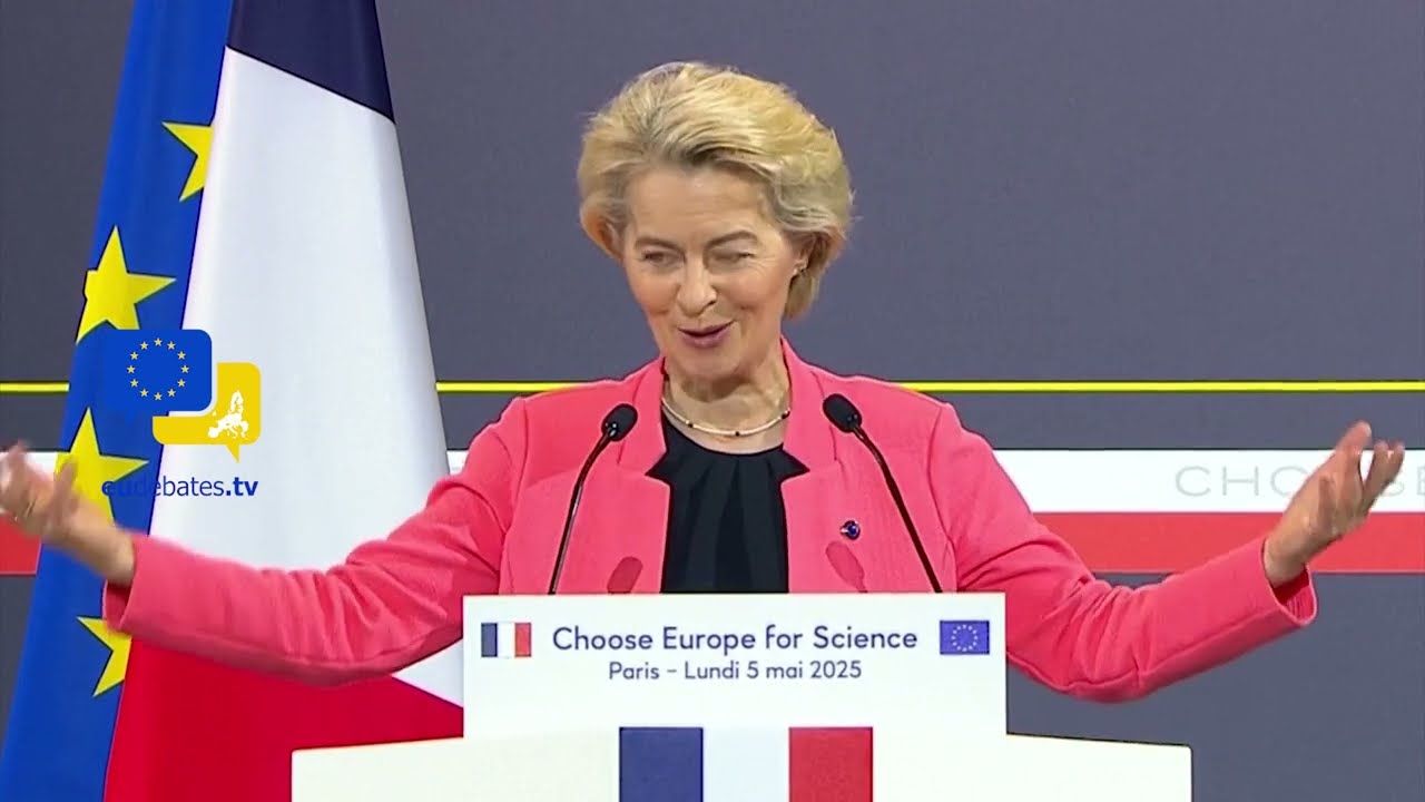 Choose Science-Choose Europe: Ursula von der Leyen's Vision for a Unified Future! #Science #Sorbonne