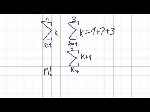 Mathematics for Computer Science Students 2 - Vocabulary: Sum Sign & Factorial