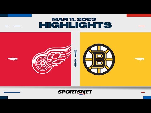 NHL Highlights | Red Wings vs. Bruins - March 11, 2023