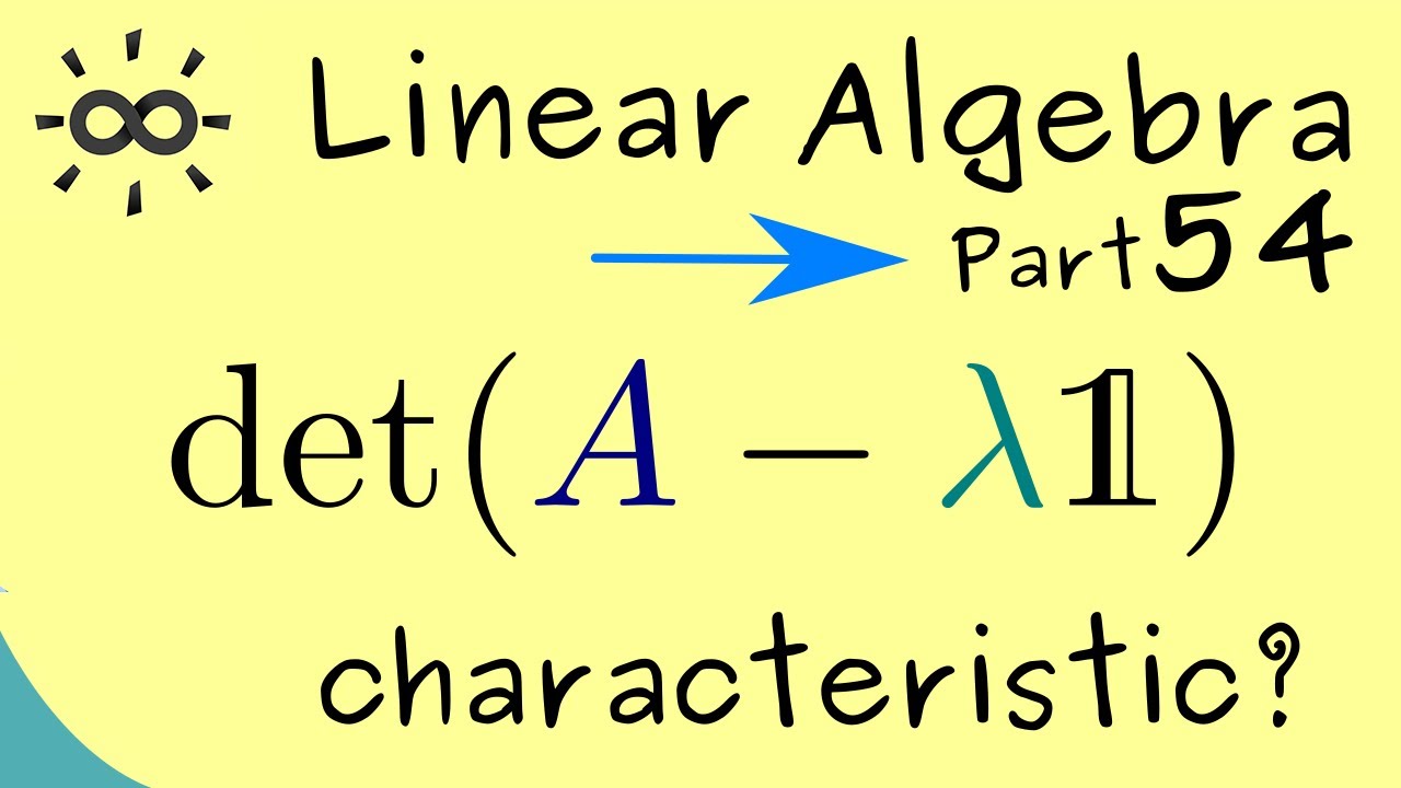 Linear Algebra 54 | Characteristic Polynomial