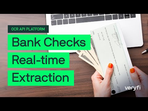 Bank Checks: Mobile Capture & Extraction API