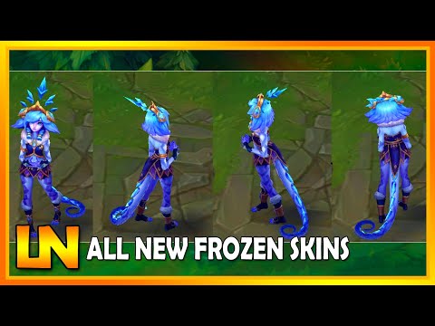 New Frozen Skins - Master Yi , Mundo, Soraka, Neeko, Twitch - League of Legends 2018