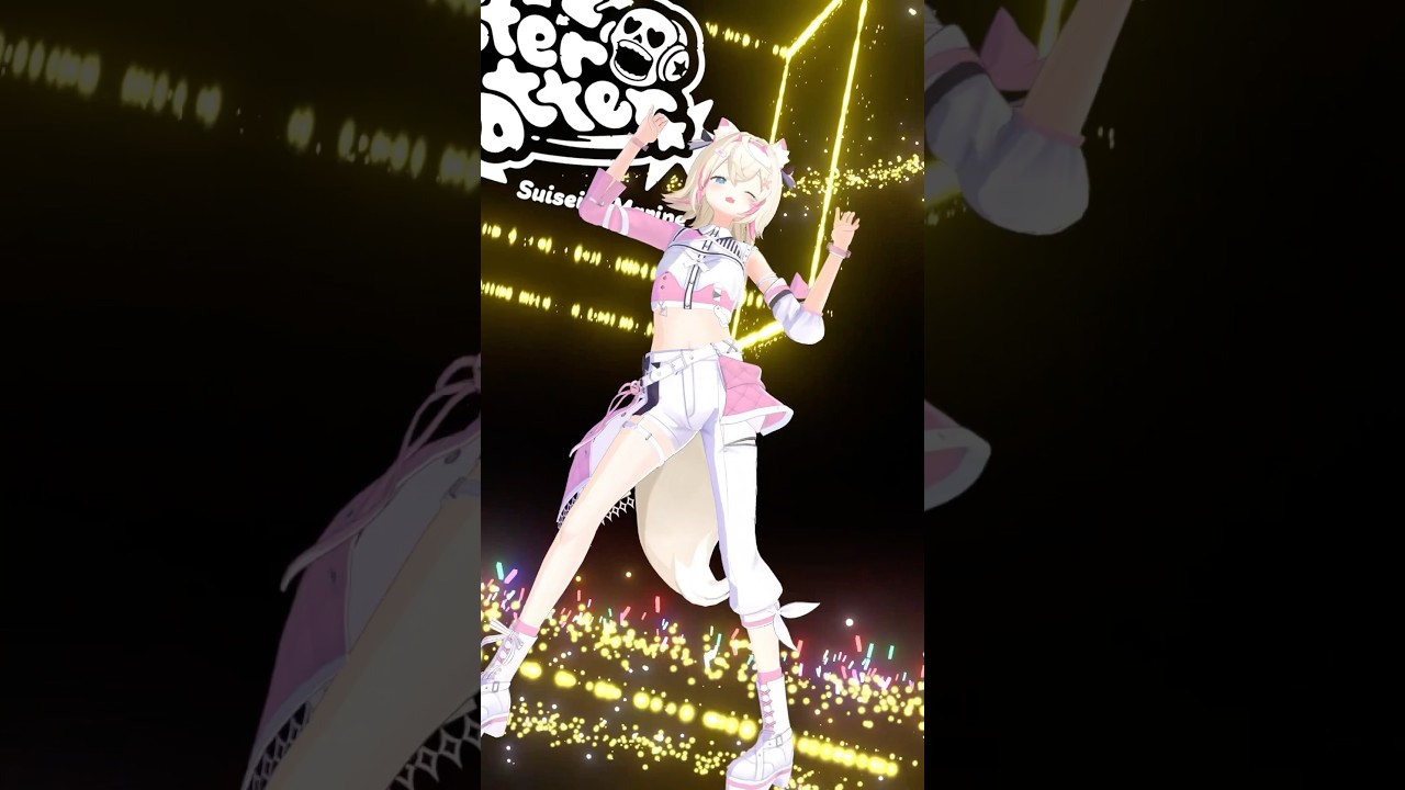 双子ダンス 💞 marine + suisei's new song ☄️🏴‍☠️ Chatter Chatterをちゃちゃしてみた✨️ #FUWAMOCO #shorts #ホロライブ #踊ってみた