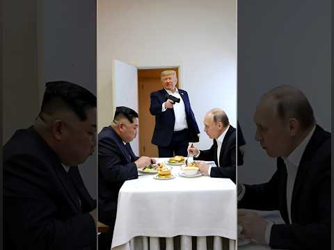Kim & Putin: Both don't want to be Disturbed while eating 🤣