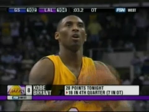Kobe Bryant Full Highlights 2006.01.27 vs Warriors - 30 Pts!