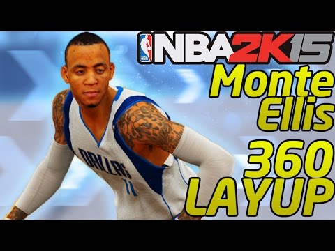 NBA 2K15 Quick Tips #4: How To Do Monta Ellis 360 Layup! Signature Layup Package!