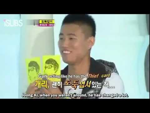 [RM] Gary and Jong Kook cute thief game cut