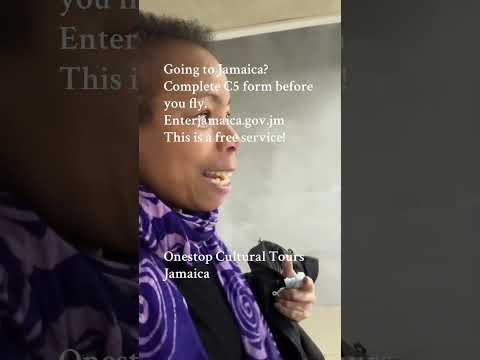 Going to Jamaica?  Complete C5 form before you fly!