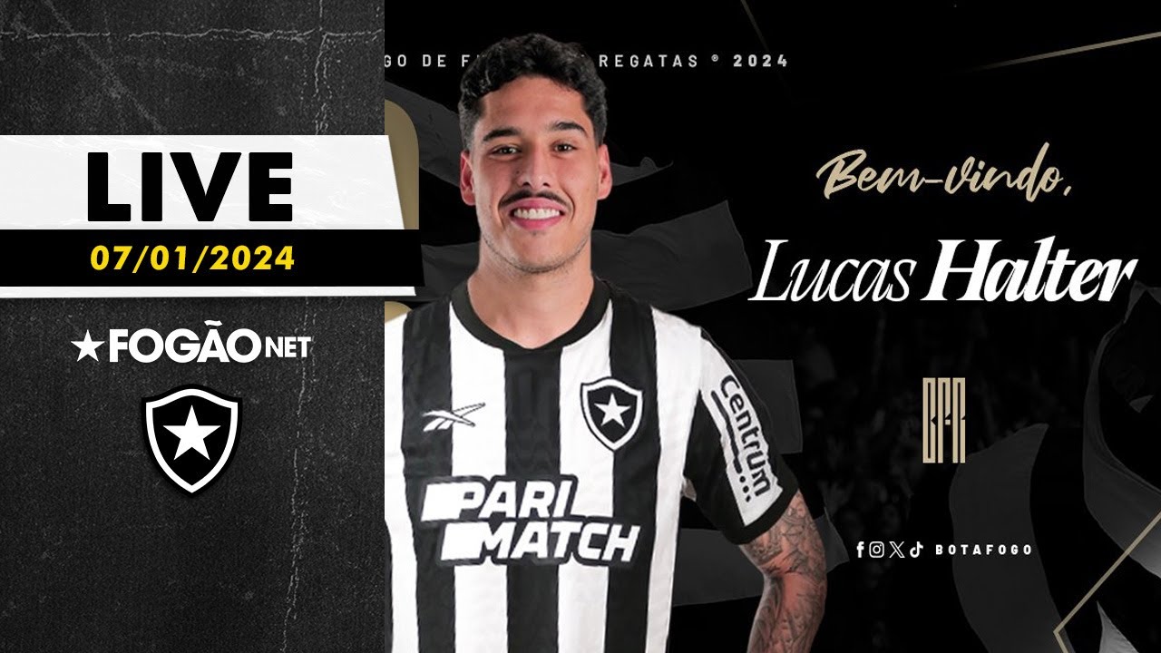 LIVE | Dia de reapresentação no Botafogo; Lucas Halter é anunciado, e Rollheiser não vem