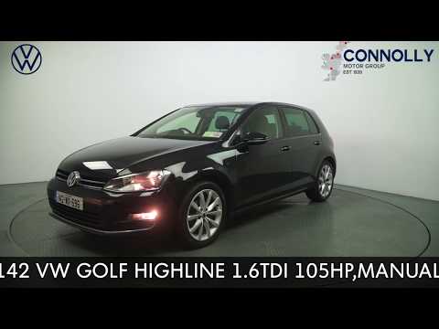 CMG VW BALLINA 142WX696 VW GOLF HIGHLINE 1 6TDI 105HP,MANUAL,BLACK
