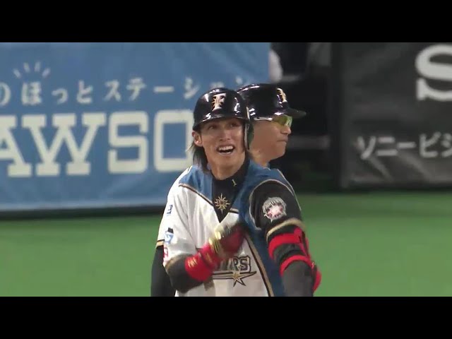 【2回裏】2打席連続!! ファイターズ・陽が今日2本目のヒット!! 2016/3/29 F-Bs