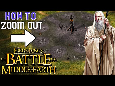 HOW TO ZOOM OUT AND REMOVE THE ZOOM LIMIT | LotR: BFME1