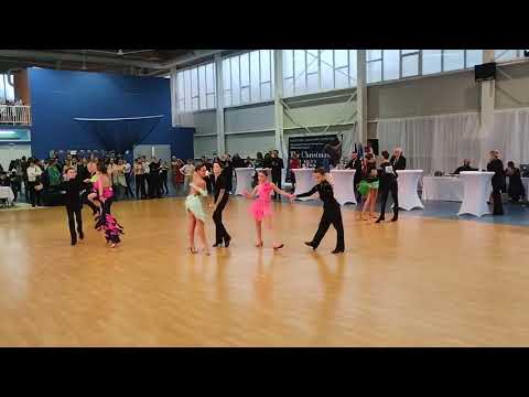 Jive Junior 1 Open  Latin 1/2 Final Lev Belenkiy & Elitsa Velinova Varna Christmas ball 27.11.22