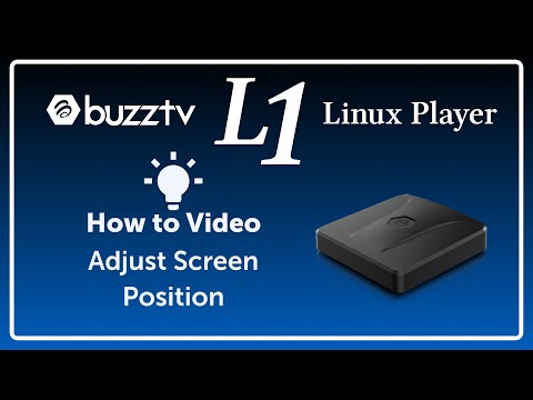 Adjusting Screen Position & Scale
