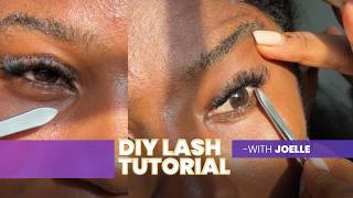 DIY Lashes Tutorial for Beginners | Step-by-Step Guide #diy #clusterlashes #viralreels #shortsviral