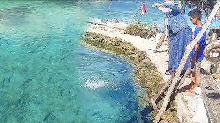 Download lagu SPOT LANGKA❗IKANNYA BANYAK DI DEPAN RUMAH TINGGAL DI PANCING OLEH EMAK EMAK @MancingMasohi mp3