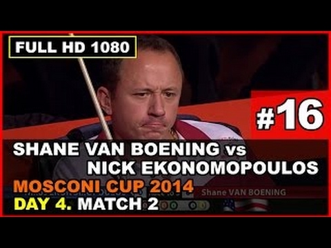 Day 4 Match 2 | Shane Van Boening vs Nick Ekonomopoulos | Mosconi Cup 2014 | FULL HD