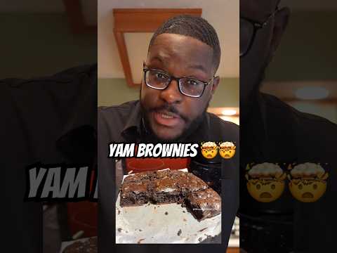 Those YAMZ had ya boy like 🤯🤯 Sweet Potato Brownie Recipe Review #foodreview #baking #shorts