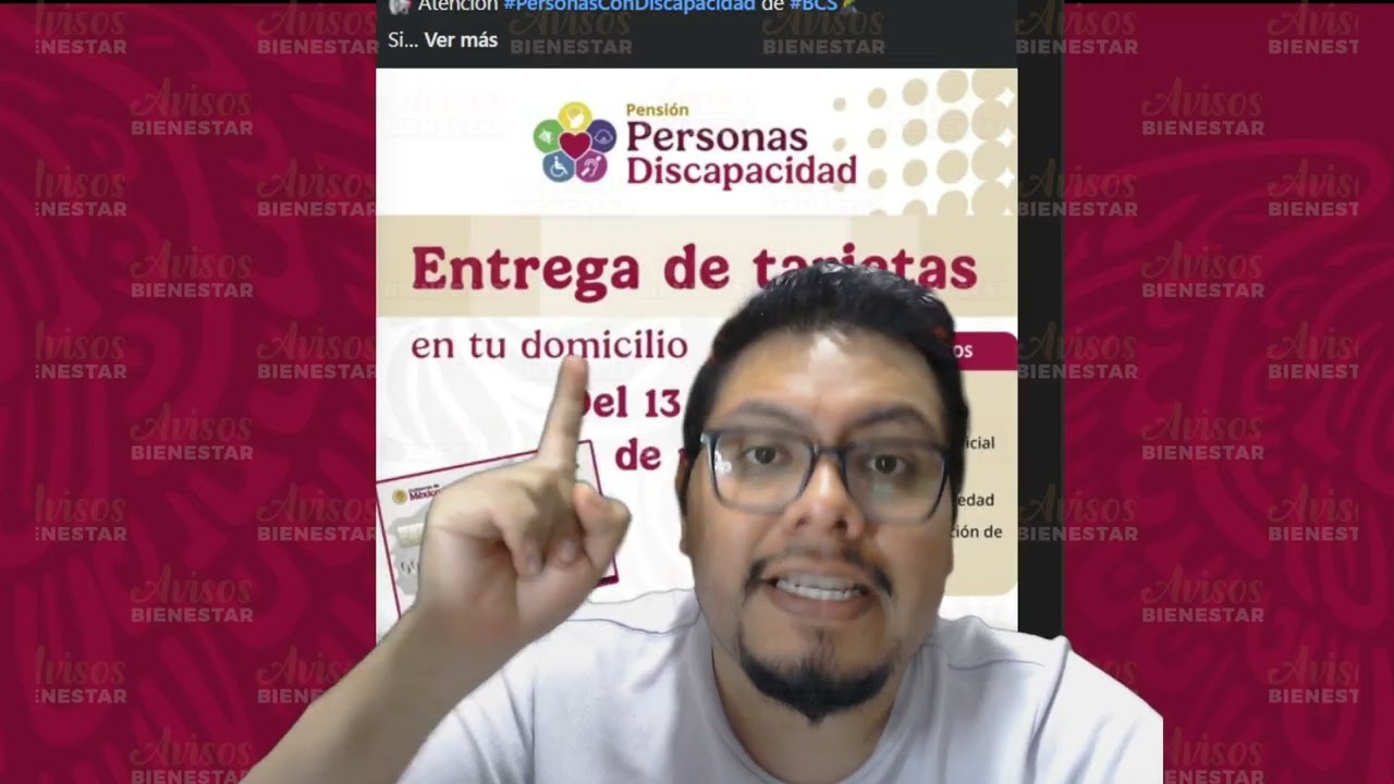¡ENTREGA DE TARJETAS! del bienestar registrados en marzo 2026 pensión de discapacidad